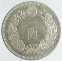 新1円銀貨明治17年 1884 極美品 日本貨幣商協同組合鑑定書付