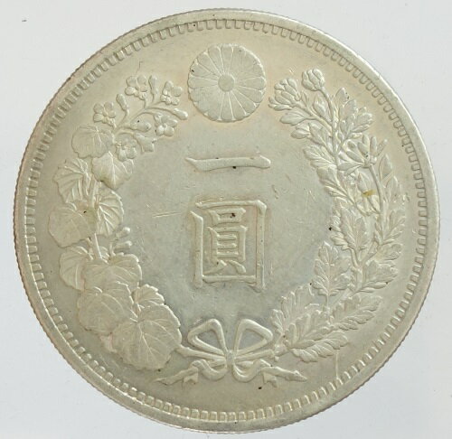 新1円銀貨 明治15年 1882 極美品 日本貨幣商協同組合鑑定書付