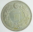 新1円銀貨　明治16年(1883)極美品　日本貨幣商協同組合鑑定書付