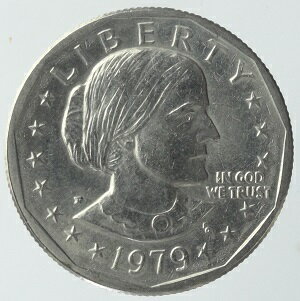 アメリカ　スーザン・B・アンソニー　1ドル貨　1979年