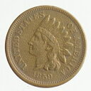 アメリカ　インディアンヘッドセント　Indian head Cent 1セント青銅貨1879年　極美品