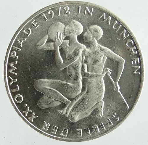 ドイツ ミュンヘン五輪 10マルク 銀貨1972年