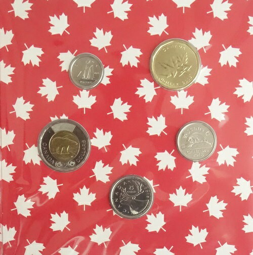 カナダ　オーカナダ通常貨セット　2018年