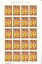 【切手シート】沖縄復帰25年記念　「琉球舞踊・余四つ竹」濱田台児画　80円20面シート　平成9年年（1997）