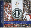 2002FIFA日韓ワールドカップ記念　1000円プルーフ銀貨　平成14年（2002）