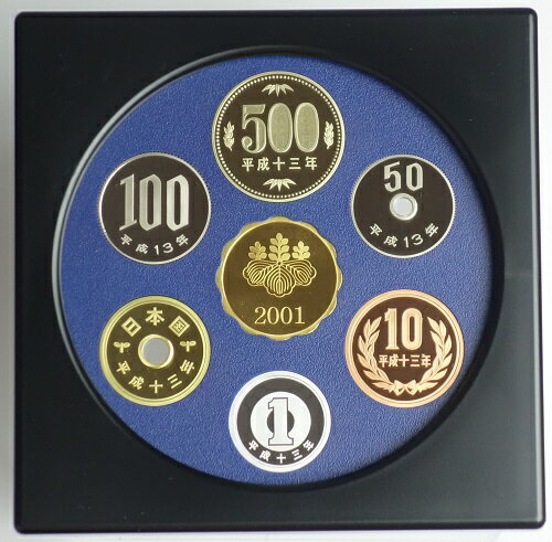 PROOF COIN SET 2001��������ɥ��������륷�꡼��3���ץ롼�ղ�ʾ���å�ʿ��13ǯ��2001ǯ��