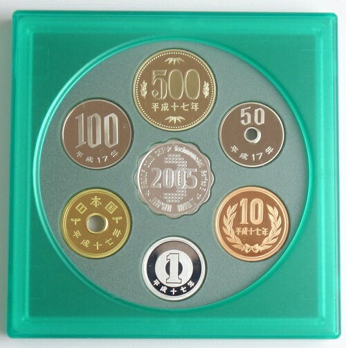 PROOF COIN SET 2005���ƥ��Υ���륷�꡼��3���ץ롼�ղ�ʾ���åȡ�ʿ��17ǯ��2005ǯ��