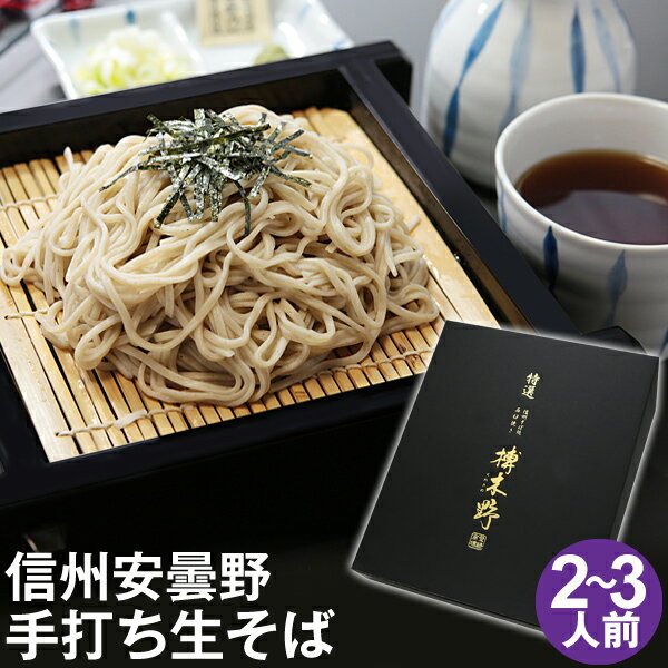 お歳暮 年越しそば 年越し蕎麦 ギフト プレゼント 高級 食べ物 蕎麦 そば【送料無料】信州安曇野手打生そば2～3人前 つゆ わさび 海苔 七味唐辛子付き御歳暮 年越しそば 年越し蕎麦 お取り寄せ グルメ ギフト 生そば 信州そば お祝い 内祝 誕生日 お返し