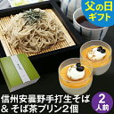 父の日 ギフト 父の日ギフト 早割 プレゼント 高級 食べ物 蕎麦 そば【送料無料】信州安曇野手打生そば2人前+そば茶プリン2個 つゆ わさび 海苔 七味唐辛子付き父の日 ギフト お取り寄せ グルメ ギフト 生そば 信州そば お祝い 内祝 誕生日 お返し