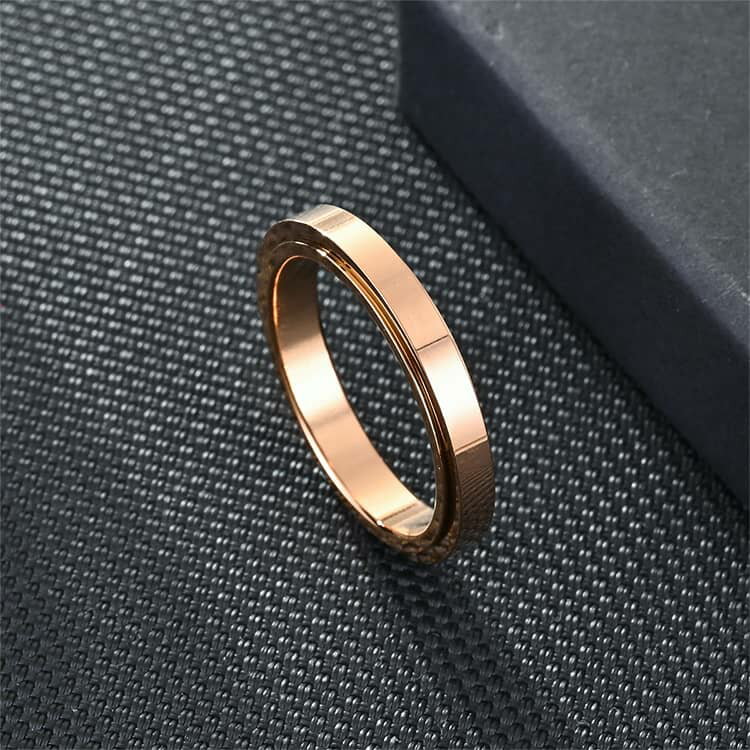 無地 ブラック 幅4mm ステンレススチール 2点セット 回転 送料無料 ステンレス ゴ...