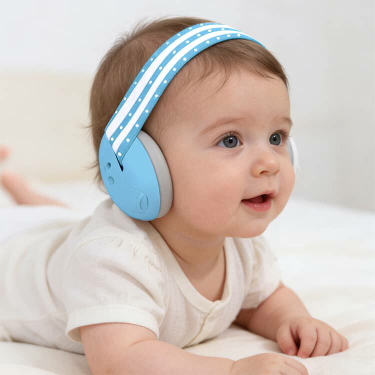 2歳 ゴムバンド イヤーマフ 子ども用 耳栓 防音具 聴覚過敏 保護 睡眠 バンドタイ...