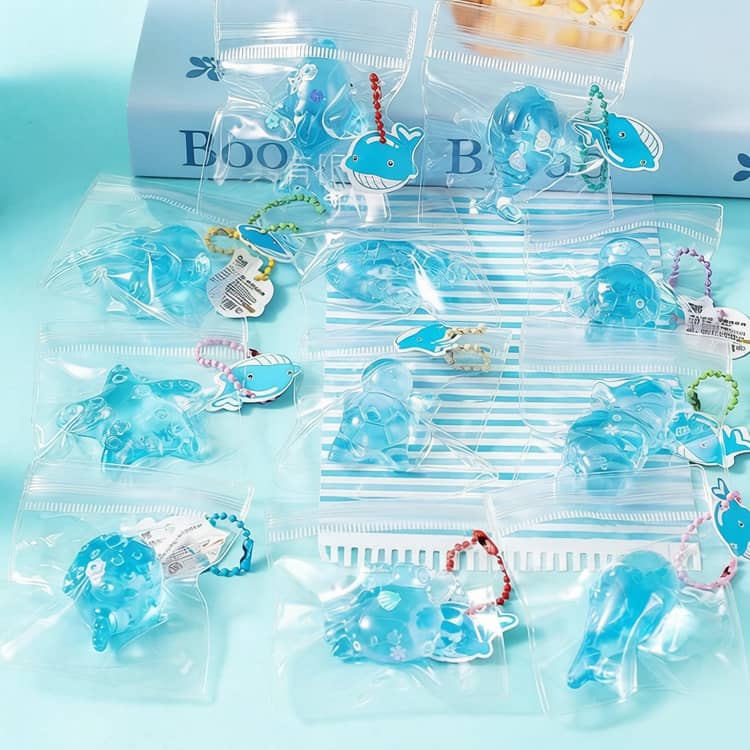 ドーナツ 15個セット 15個セット 低反発 ぷにぷに おもちゃ 動物 スイーツ キーホルダー付き 海の生き物 スクイーズ 大人 かわいい 握るおもちゃ ストレス解消 癒しグッズ 子供 パン 景品 子供会 縁日 お祭り ギフト kuresonstore-10005474 クレソン サンプル画像3