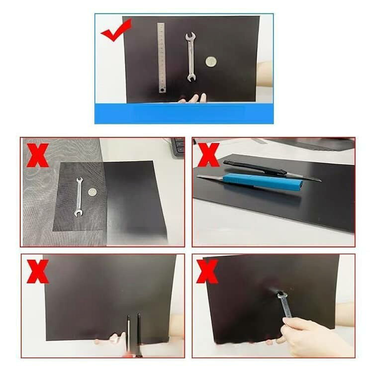 クレソンの14.5＊21cm マグネットテープ マグネットシート 厚さ3mm 強力 両面テープ付き 大判 磁石 シート 厚さ3mm テープ 【5枚セット】 マグネット 壁に貼る カットできる 自由に裁断 はがせる マグネットシール 業務用 ホワイトボード ネーム 壁 壁紙 掲示板｜アングル3