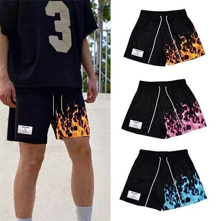 短パン メンズ ハーフパンツ バスケットボールパンツ スポーツ バスパン ズボン 膝...