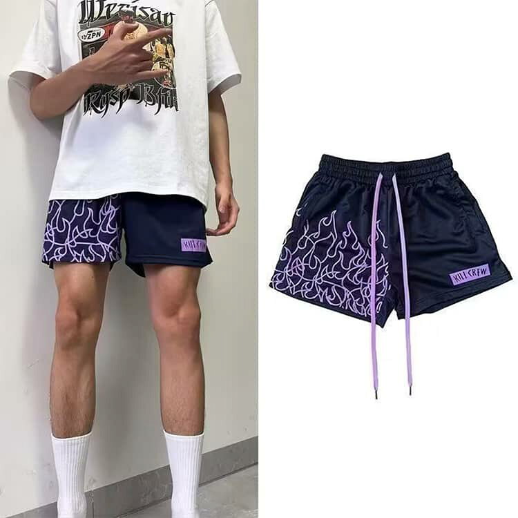 短パン メンズ ハーフパンツ バスケットボールパンツ スポーツ バスパン ズボン 膝...