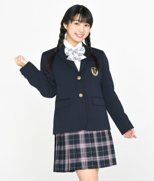 KURI-ORI★クリオリ【ウエスト90cm〜】【大きいサイズ】スカート丈63cmまで【ロングスカート】スリーシーズンKR347 紺×ピンク制服プリーツスカート【日本製】【送料無料】冬服 車ヒダ【式服】【学生フォーマル】