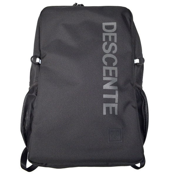 楽天スクールグッズ・KURI-ORI【DESCENTE】デサントスクールスクエアDパックTKD50229・PC・タブレット収納L黒×ロゴ入・ポケット多数【スクールリュック】【男女兼用】【通学リュック】【スクバ】