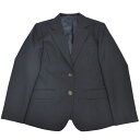 【在庫処分品】女子用制服ブレザー・ダークグレー 160B(幅広サイズ)【日本製】 ・ふくよか160チャコールグレー ウールジャケットウォッシャブル 冬服スクール上着906-2JKTスクールブレザー 制服ジャケット入学式 卒業式 式服学生服 自由制服 通学