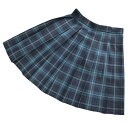 冬制服スカート【グリーン×紺チェック】ウエスト60・63・66・69・72大きいサイズ75・80・85・90・95cm丈42〜60【日本製】グリーンチェックスカ...