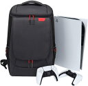 PS5対応 ケース 収納バッグ ゲーミングバック 保護バッグ キャリーケース 大容量 防水 防塵調節可能なショルダースト…