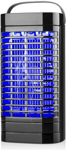 蚊取り器 電撃殺虫器 害虫撃退器 UV光源誘引式 LEDライト 吸引式捕虫器 蚊ランプ 光誘導 吸引式捕虫器 無放射線 人体無害 薬剤不要 省エネ 虫除け UV光源 3.7W +光触媒技術+電撃三合一 モスキートキラー 吸入タイプ コバエ撃退