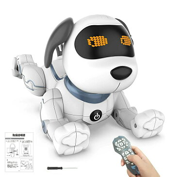 犬型ロボット 簡易プログラミング 犬 ロボット おもちゃ ペット 家庭用ロボット プレゼント 英語音声指示 ペットドッグ 高齢者 知育 贈り物 セラピー 家族 子ども 子供 癒し 誕生日 クリスマス プレゼント