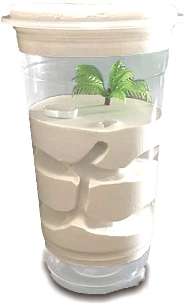 蟻 飼育 観察 キット アリの巣 自由研究 昆虫 石膏 ケース アリ 無 巣 (白色上蓋 円柱 1個)のサムネイル