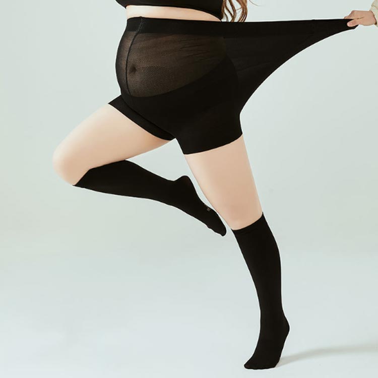 大きいサイズ オーバーニー フェイクニーハイストッキング パンスト カジュアル ストッキング 薄手 オールイン 肌色 タイツ 靴下 フェイクタイツ レディース フェイクタイツ 大人 シアー きれいめ インナー フェイクニーハイ