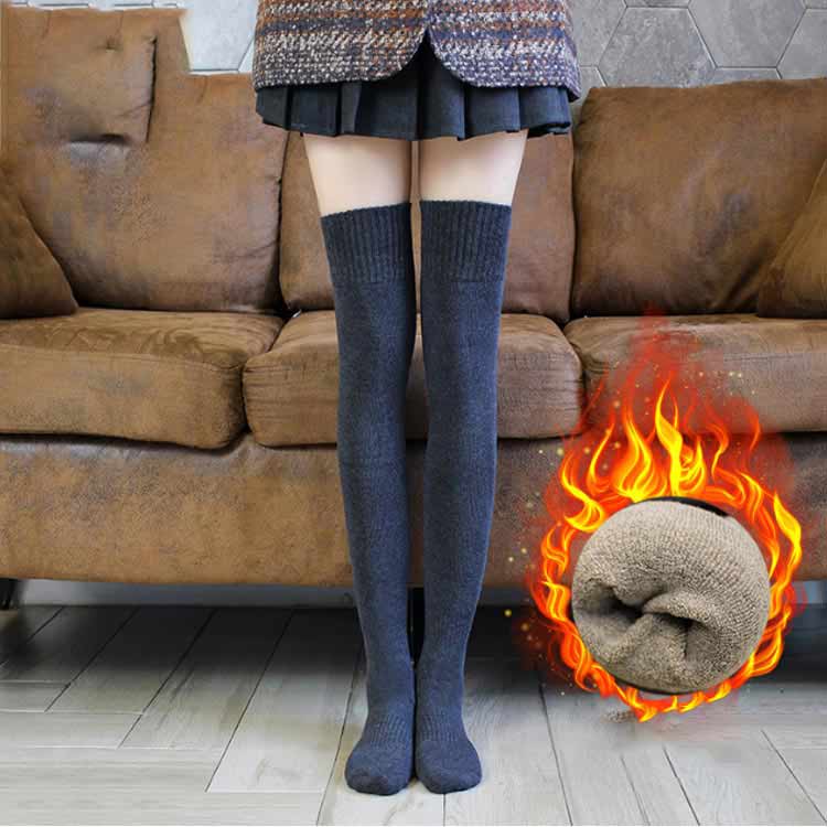 着圧靴下 【2足セット】 着圧ソックス 防寒 ひざ上 【2足セット】 あったか ルームソックス レディース タイツ ロング丈 両足セット ハイソックス 保温 かわいい 厚手 着圧ニーハイ おしゃれ プレゼント 脚ケア 冷え対策