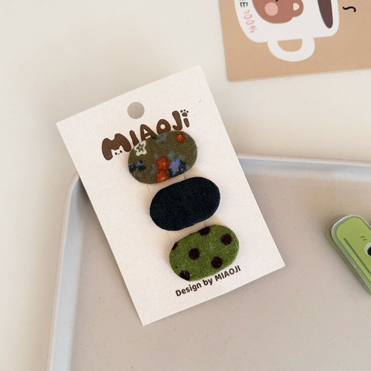 ベビー ぱっちん キッズ 韓国 ヘアクリップ くすみカラー 6点セット かわいい ヘア...
