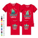 ペア tシャツ お 親子 ペアルック サンタtシャツ クリスマスコスプレ クリスマス クリスマス 親子 揃い クリスマス クリスマス クリスマス プレゼント 親...