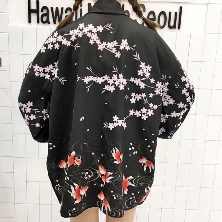 送料無料 法被 ツル 桜 夏祭り メンズ レディース ハッピ 寺 神社 和柄 羽織り 和装 カーディガン 大人 法被 浴衣 着物 はっぴスタイル お祭り衣装 半纏 半被 半天 袢天 羽織り 個性的 イベント はんてん 男女兼用 かっこいい かわいい