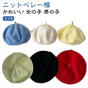 キッズ ベレー帽 ベビー 帽子 ニット帽 リブ編み 韓国 子供 ニットベレー帽 キッズ帽子 柔らかニット帽 かわいい 子ども 女の子 男の子 秋 冬 シンプル ...