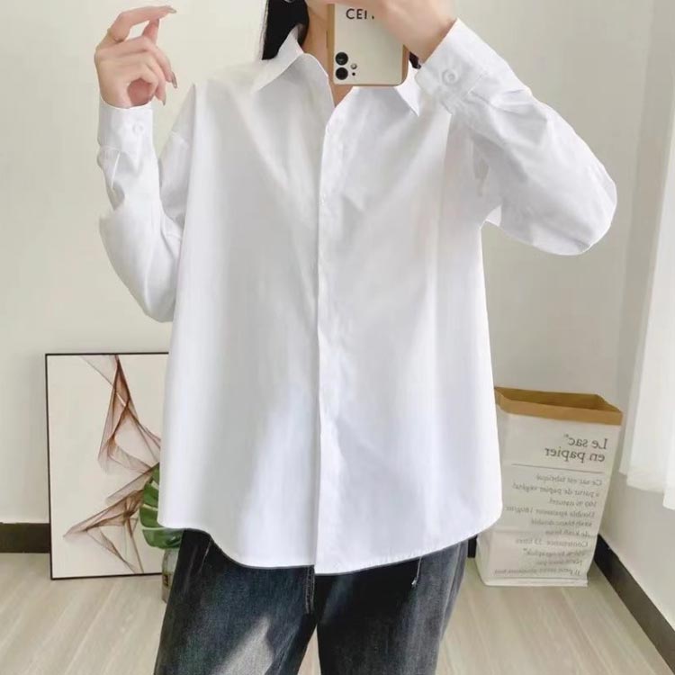 ワイシャツ ノーアイロン レディース シャツ ブラウス 長袖 スーツ インナー オフィス カジュアル OL シワになりにくい ビジネス 事務服 制服 リクルート ワイシャツ 白 無地 シンプル ホワイト 開襟 大きいサイズ 大人 女性 通勤