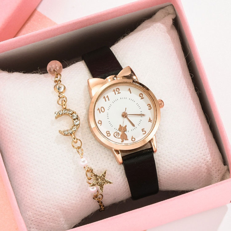 子供 女の子 腕時計 ブレスレット 2点セット 時計 キッズ 防水 子ども かわいい リストウォッチ キッズ腕時計 子供用腕時計 小学生 中学生 女子 キッズウォッチ ギフト プレゼント ジュニア ガールズ おしゃれ 誕生日 ウォッチ 送料無料