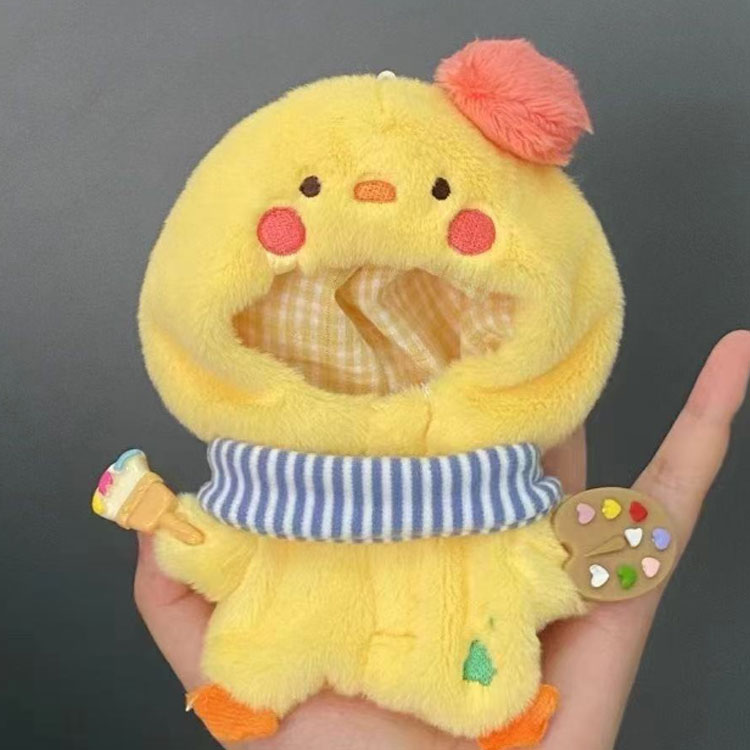 送料無料 ぬい服 10cm ぬいぐるみ コスチューム 着ぐるみ ウサギ ひな ひよこ カラス 雪だるま シンプル 着せ替え 洋服 服 ぬい 推し活グッズ 推しマスコット おしゃれ 可愛い ぬい服 小さい 綿人形の服 コスチュームの商品画像 3