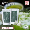 八女茶 煎茶 緑茶 日本茶 水出し 冷茶 送料無料 メール便 煎茶ティーバッグ　5g×20P 2袋セット 減農薬 エコファーマー 認定 福岡 九州 産