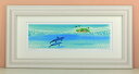 beneath the sea くりのきはるみ (栗乃木ハルミ) 横長タイプ M / Lサイズ 絵 絵画 版画 水彩画 風景画 壁掛け