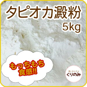 タピオカ澱粉(でんぷん) タピオカ粉 タピオカスターチ 業務用 5kg