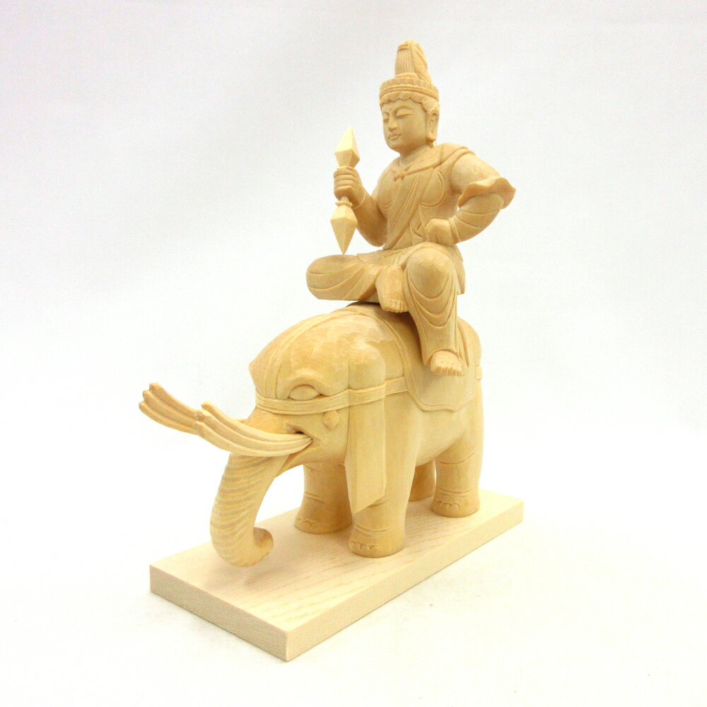 仏像 帝釈天 騎象像 20cm 桧木 木彫り 木彫 ぶつぞう 仏壇 仏具 オブジェ 飾り 置物 インテリア 高級 おしゃれ 玄関飾り お洒落 ひのき 桧 木彫り仏像 日本 土産 木の仏像 木彫りの仏像 外国人 喜ぶ プレゼント 贈り物 おしゃれインテリア(3)