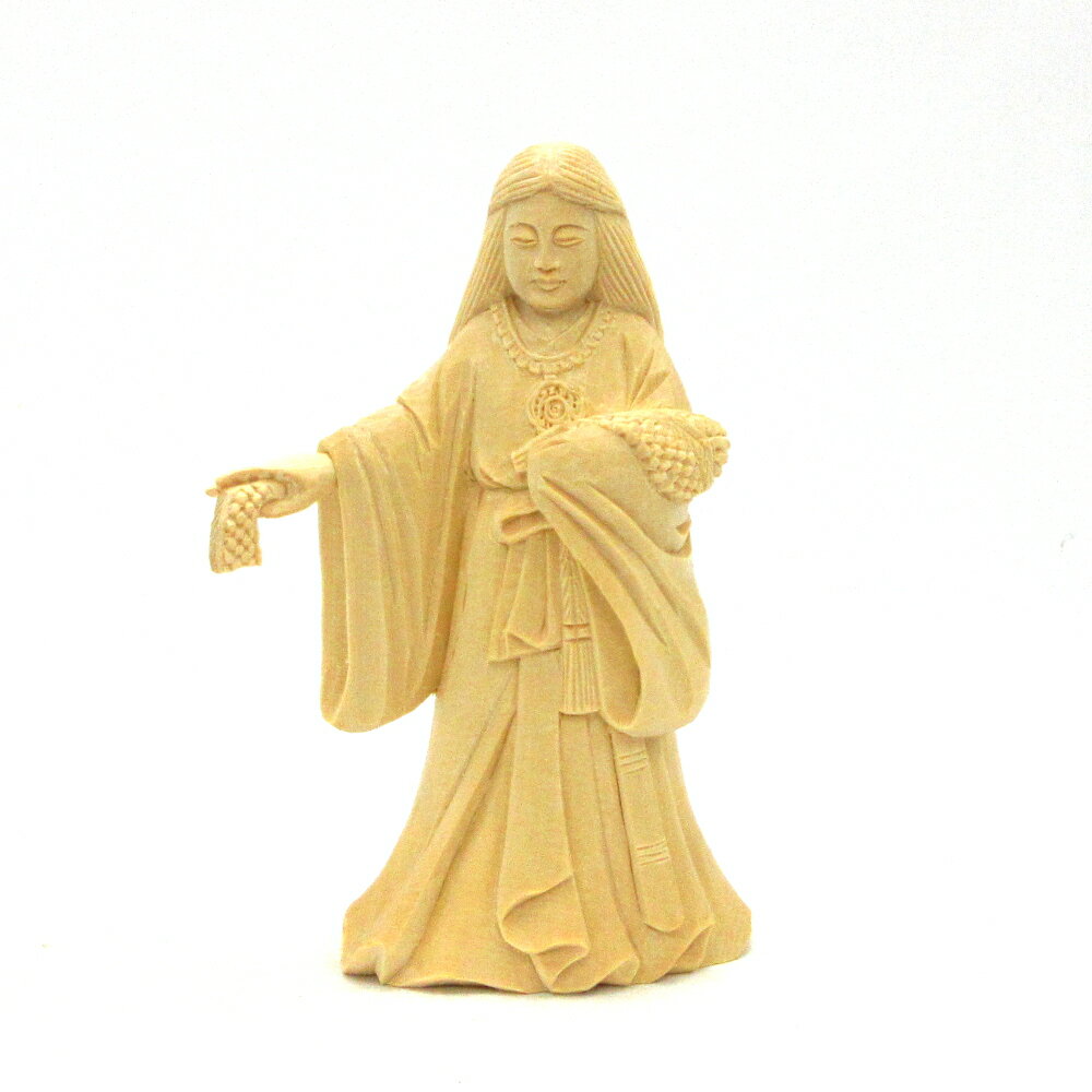 檜製 六角台座 釈迦坐像 身丈1.8寸(5.4cm)