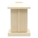 木製仏具 白木厨子 内寸W12*D12*H18cm 桧木 お厨子 厨子仏壇 仏具 厨子 コンパクト仏壇 仏壇用品 仏壇 ひのき ヒノキ 檜 桧 高級感 木製 小...