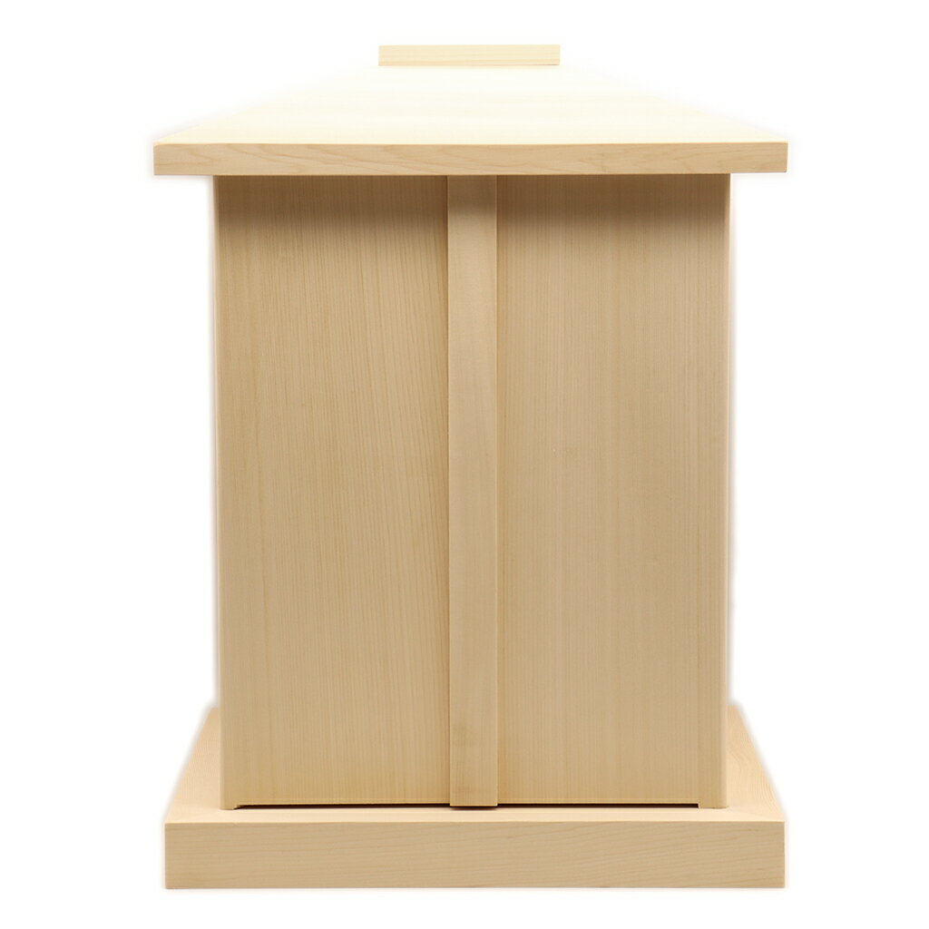 木製仏具 白木厨子 内寸W22*D22*H28cm 桧木 お厨子 厨子仏壇 仏具 厨子 仏壇用品 仏壇 ひのき ヒノキ 檜 桧 高級感 木製 小型 ミニ仏壇 コンパクト 小型仏壇 ワンルーム 一人暮らし 和室 リビング モダン 送料無料