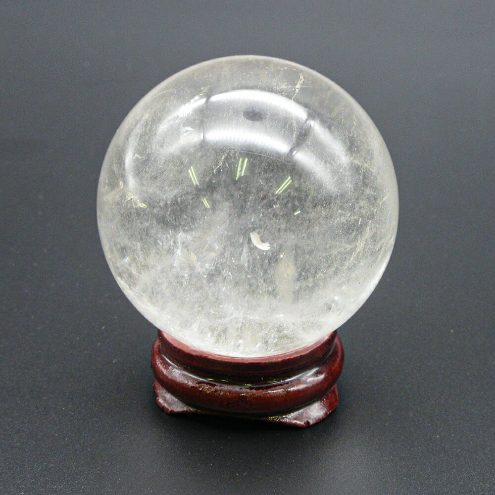 天然水晶 直径5cm 台付 水晶 玉 50mm 水晶玉 丸玉 占い 風水 トイレ 占いグッズ 球体 透明 玄関 オブジ..