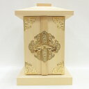 木製仏具 白木厨子 金具付 内寸W12*D12*H18cm 桧木 お厨子 厨子仏壇 仏具 厨子 仏壇用品 仏壇 ひのき ヒノキ 檜 桧 高級感 木製 小型 ミニ...