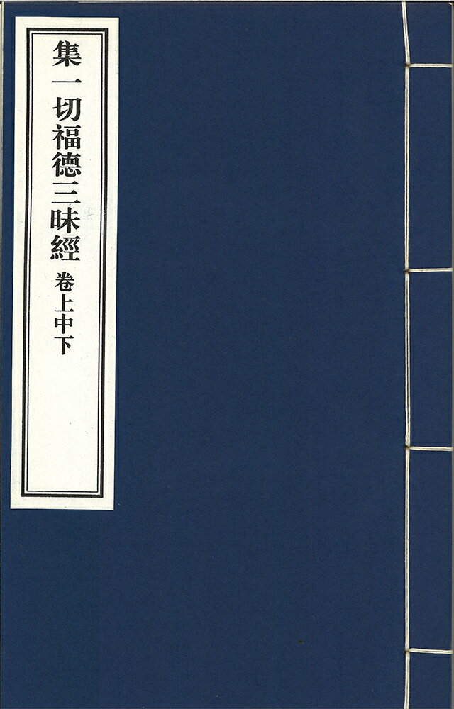 集一切福徳三昧経 三巻