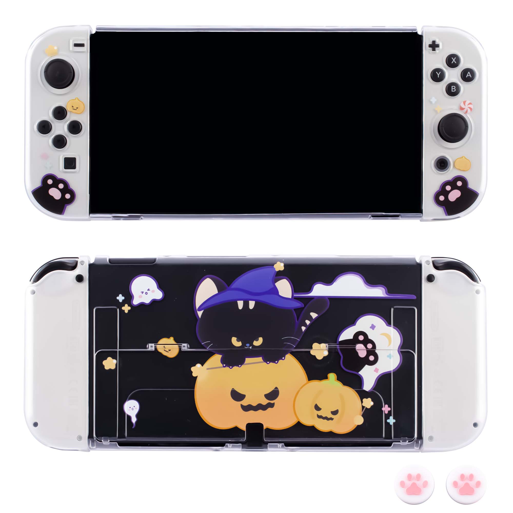 【★RSL出荷★】【halloween】switch 有機EL カバー switch 任天堂 保護カバー ドック対応 ケース ジョイコン カバー T…