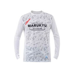 マルキユー MARUKYU 氷瀑ロングTシャツMQ-01 ホワイトカモ LLサイズ