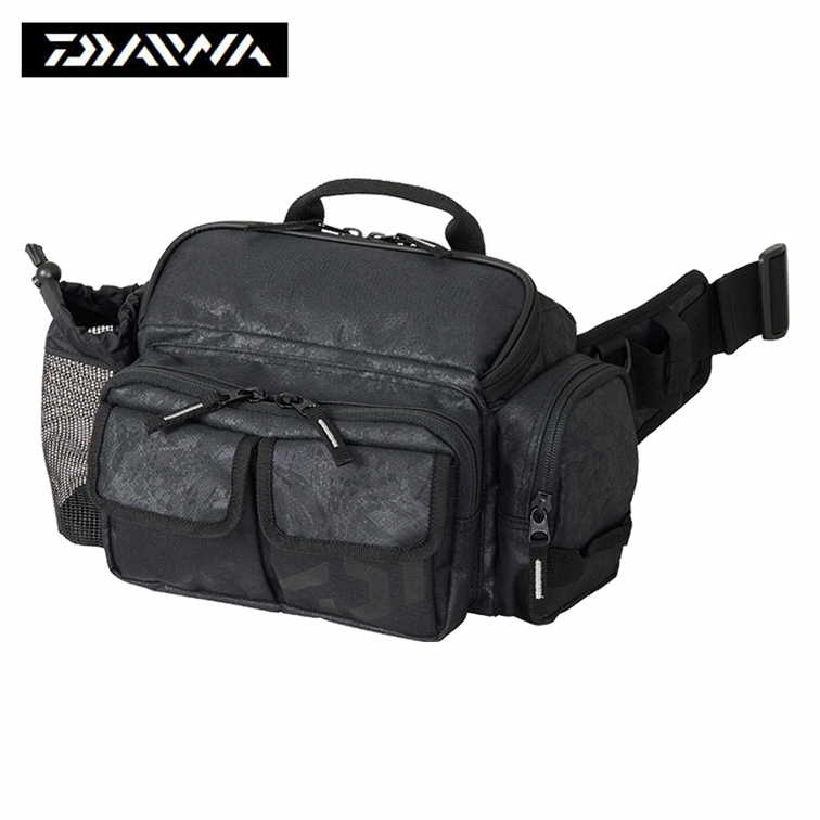 ダイワ(Daiwa) ヒップバッグLT(D) スパイラルブラック フィッシングバッグ