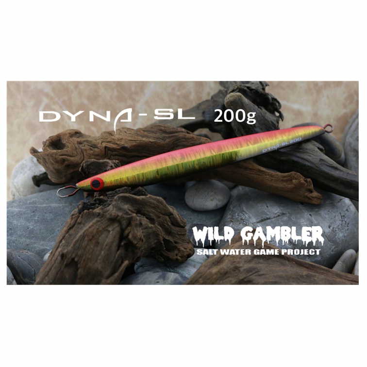 ワイルドギャンブラー WILD GAMBLER ダイナセミロング DYNA-SL ゴールドゼブラG 200g オフショアジギング